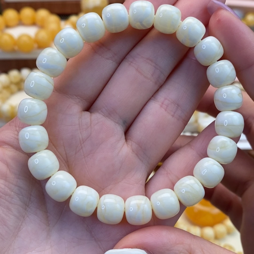 【闪购商品】未镶嵌蜜蜡裸石手链