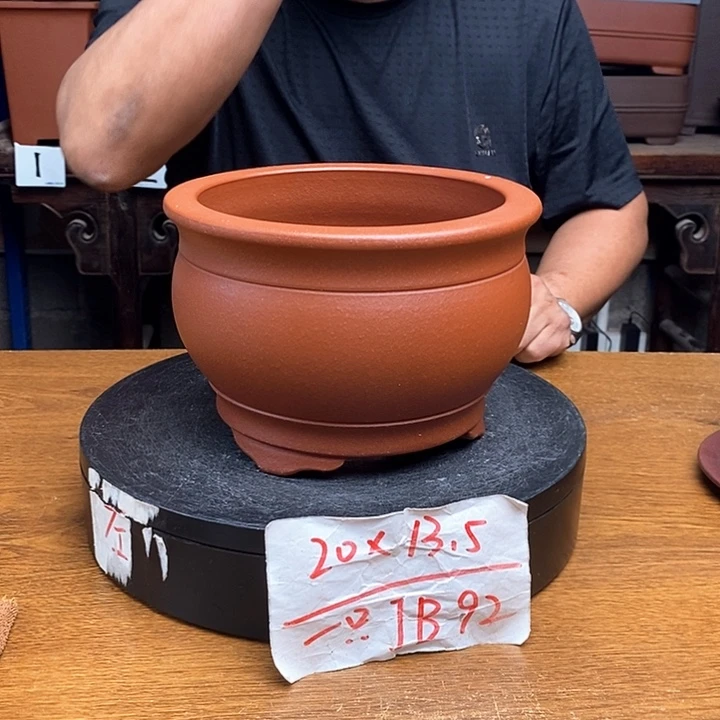 紫砂花盆货号一只JB92