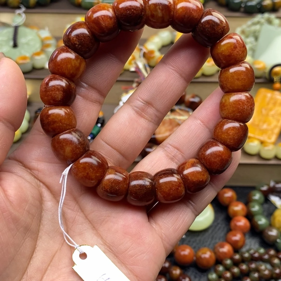 透闪石质玉未镶嵌手串