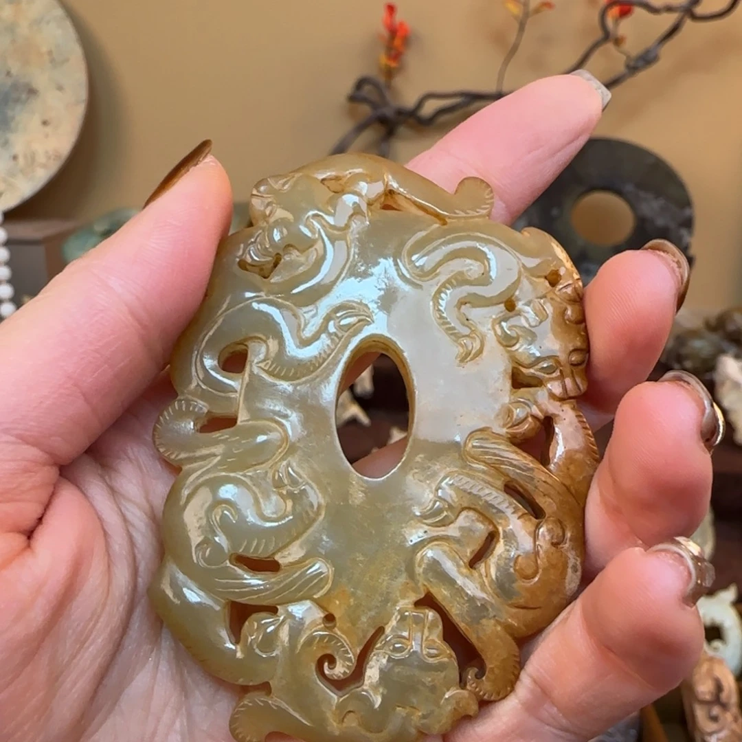 老***汤和田玉（糖玉）未镶嵌颈饰