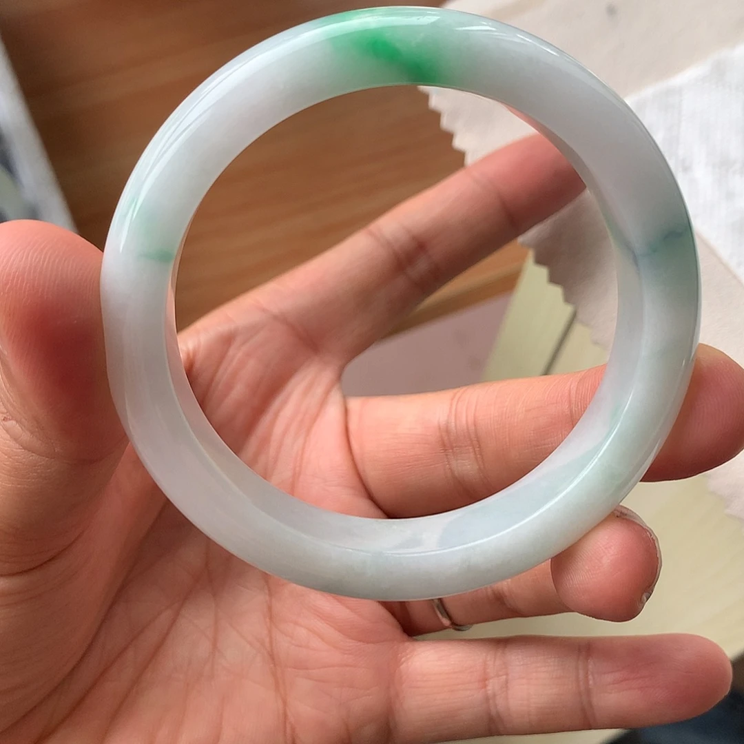 翡翠未镶嵌手镯29号