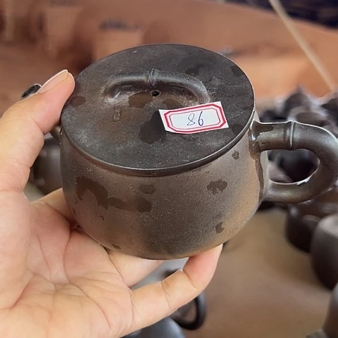 H***I戬谷龙窑柴烧茶壶86