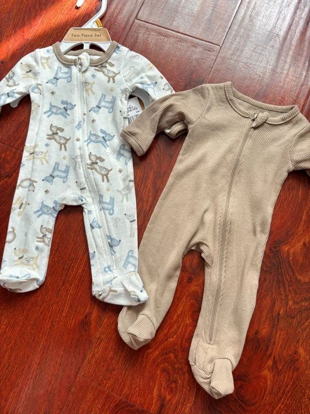 柠檬童装婴儿新生儿长爬连体衣拉链款包脚