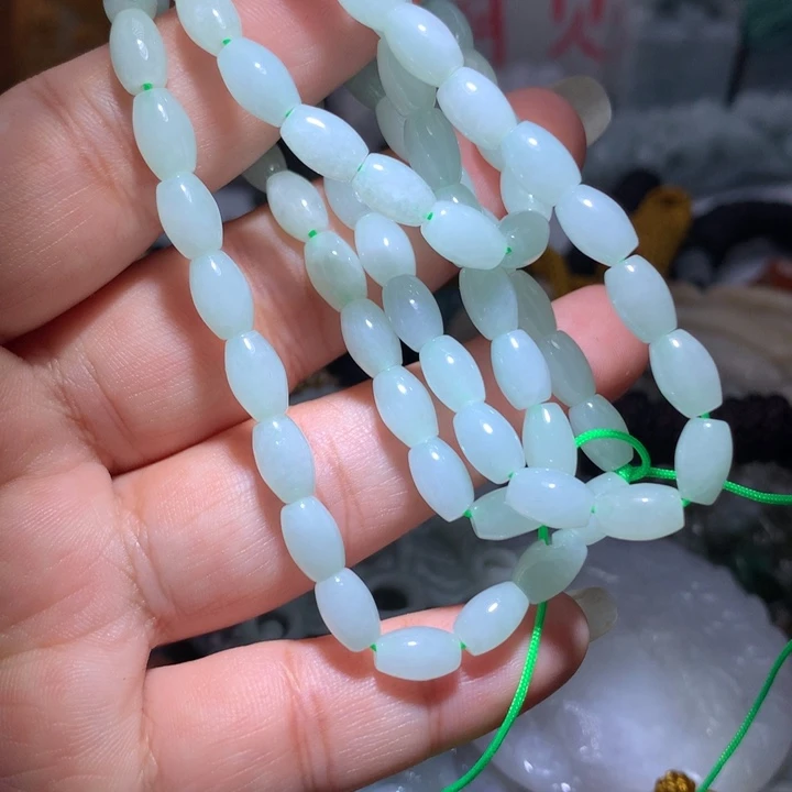 翡翠未镶嵌颈饰保真天然A货翡翠