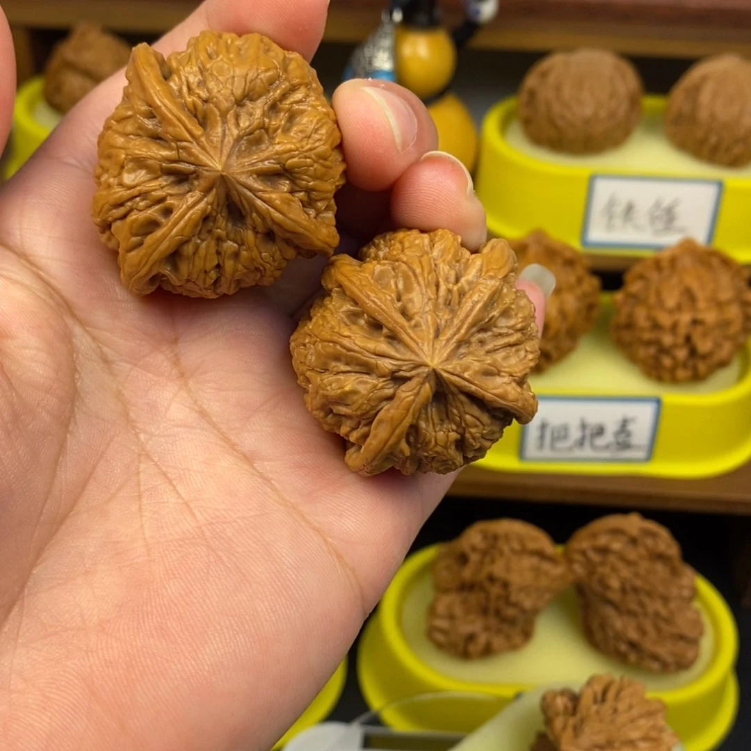 核桃多棱 文玩/木作/... 文玩把件