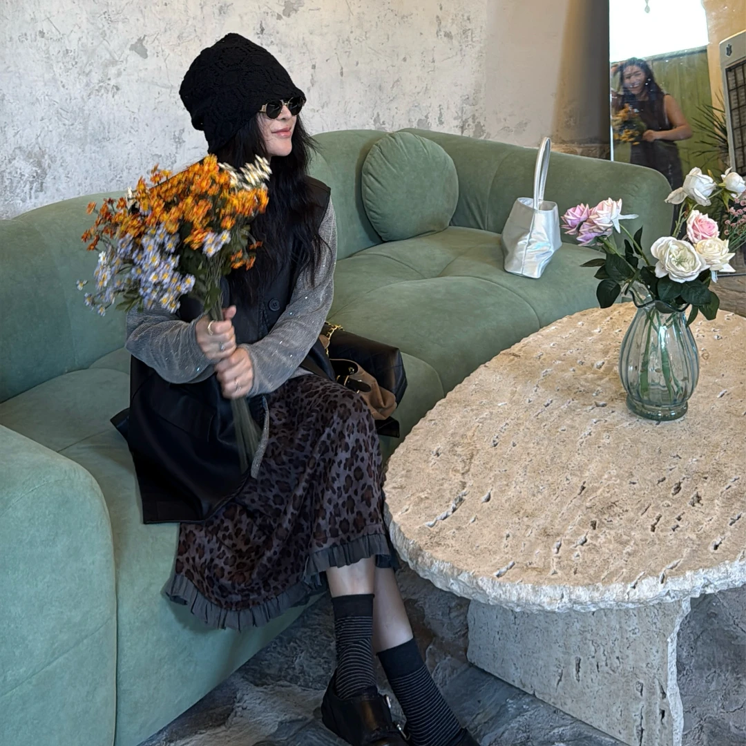 FY6295早秋新款排扣马甲街头时尚网红时尚气质无袖外套