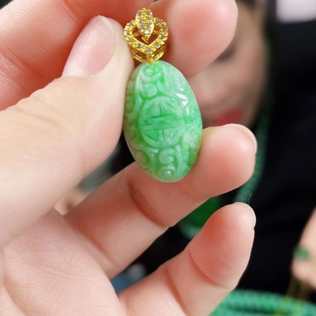 翡翠颈饰未镶嵌多样性发货