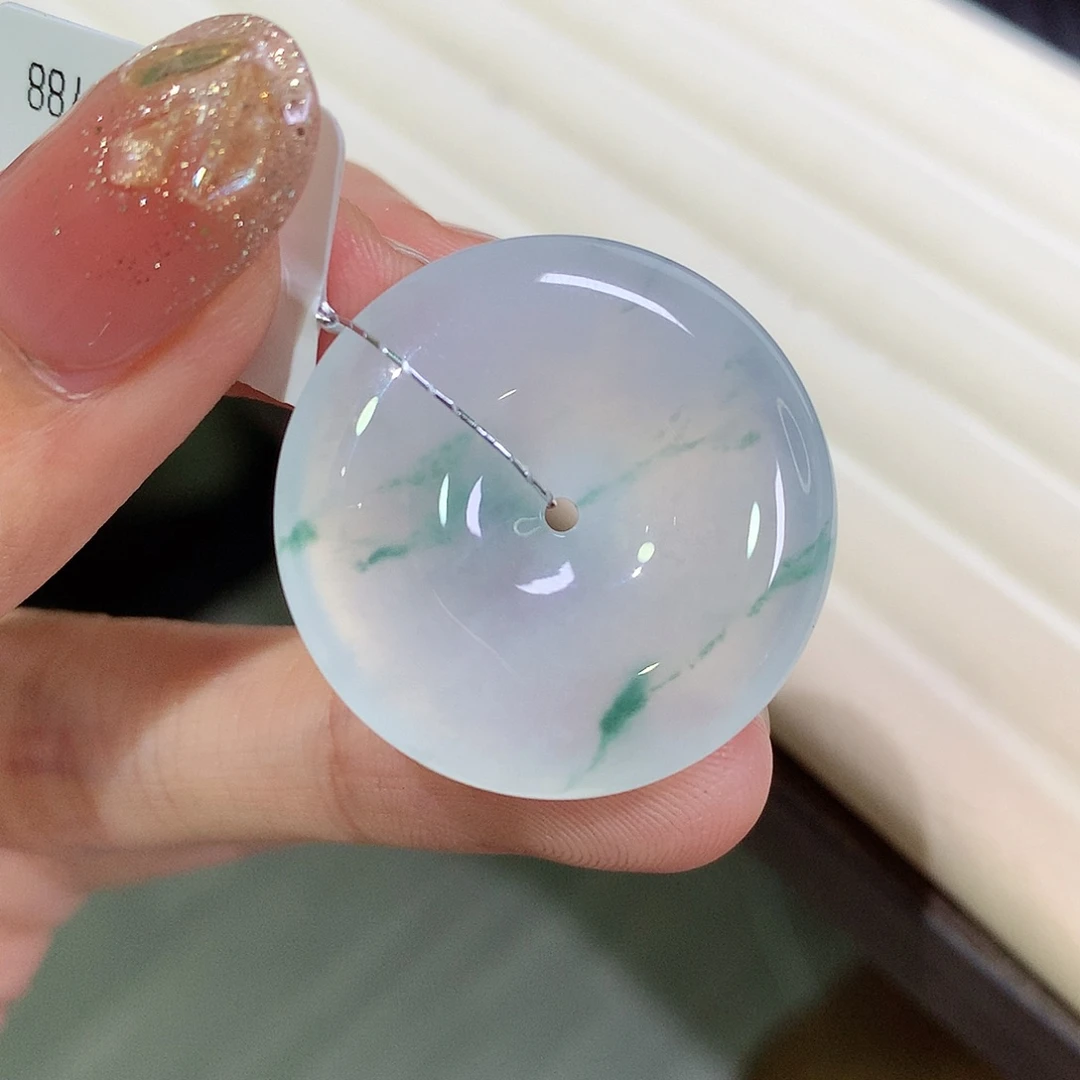 翡翠未镶嵌颈饰27.5-5.9
