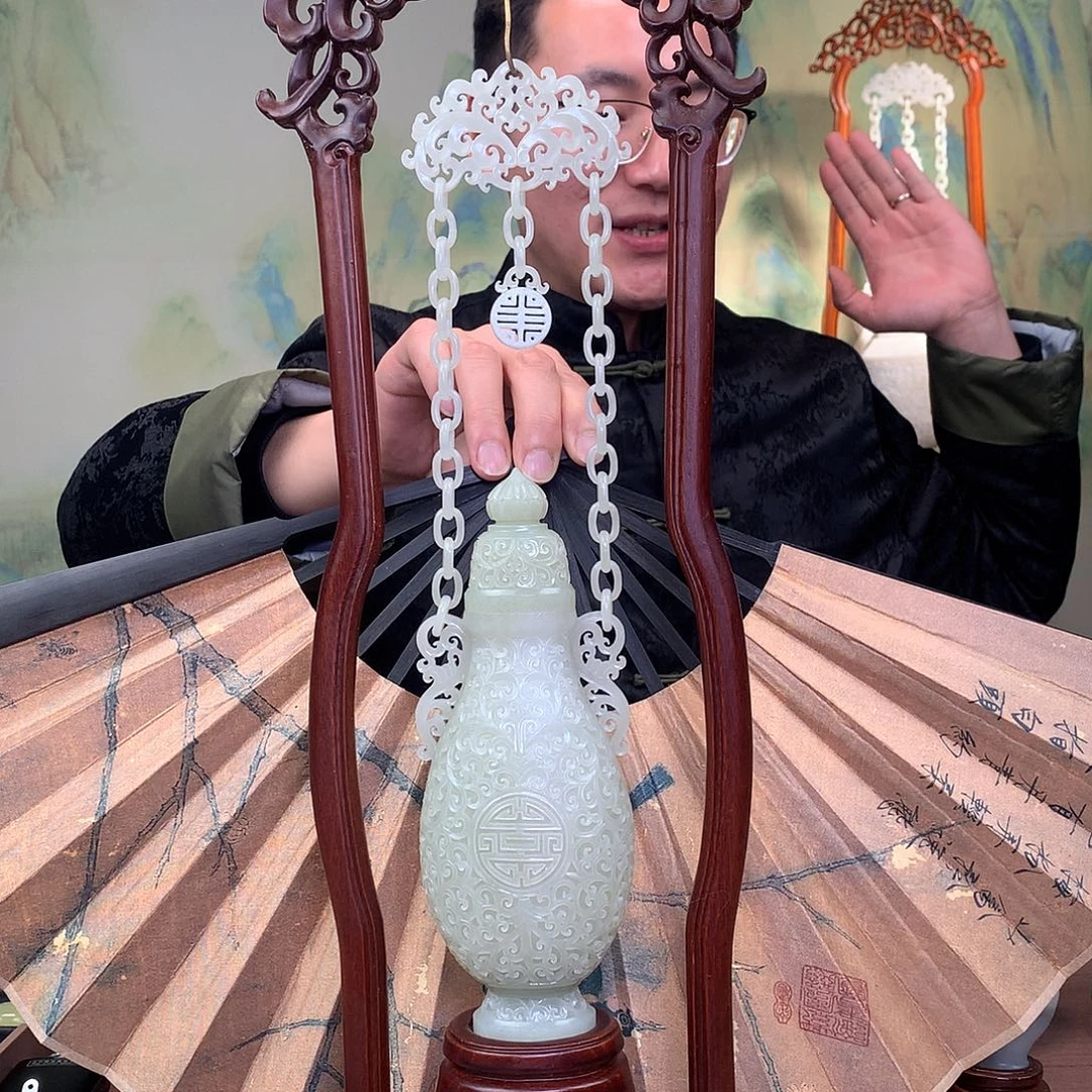 和田玉未镶嵌摆件