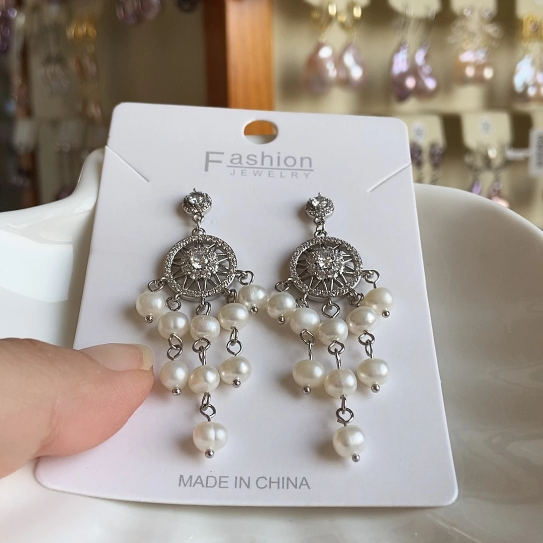 合金淡水珍珠颈饰特价耳饰4400