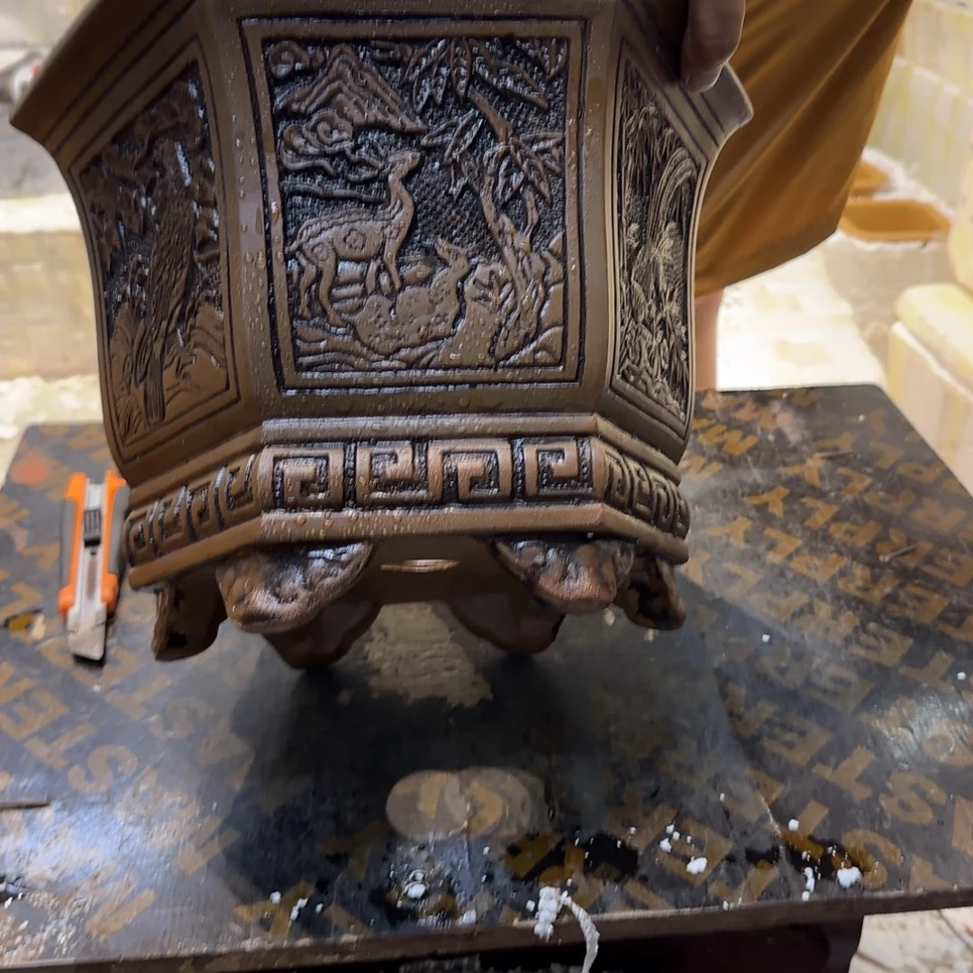 紫砂花盆口径26.22口径