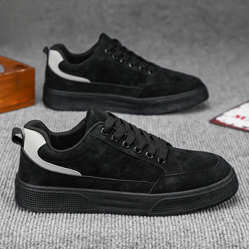 潮牌男鞋2025新款运动休闲板鞋秋季潮鞋时尚百搭男士阿甘鞋