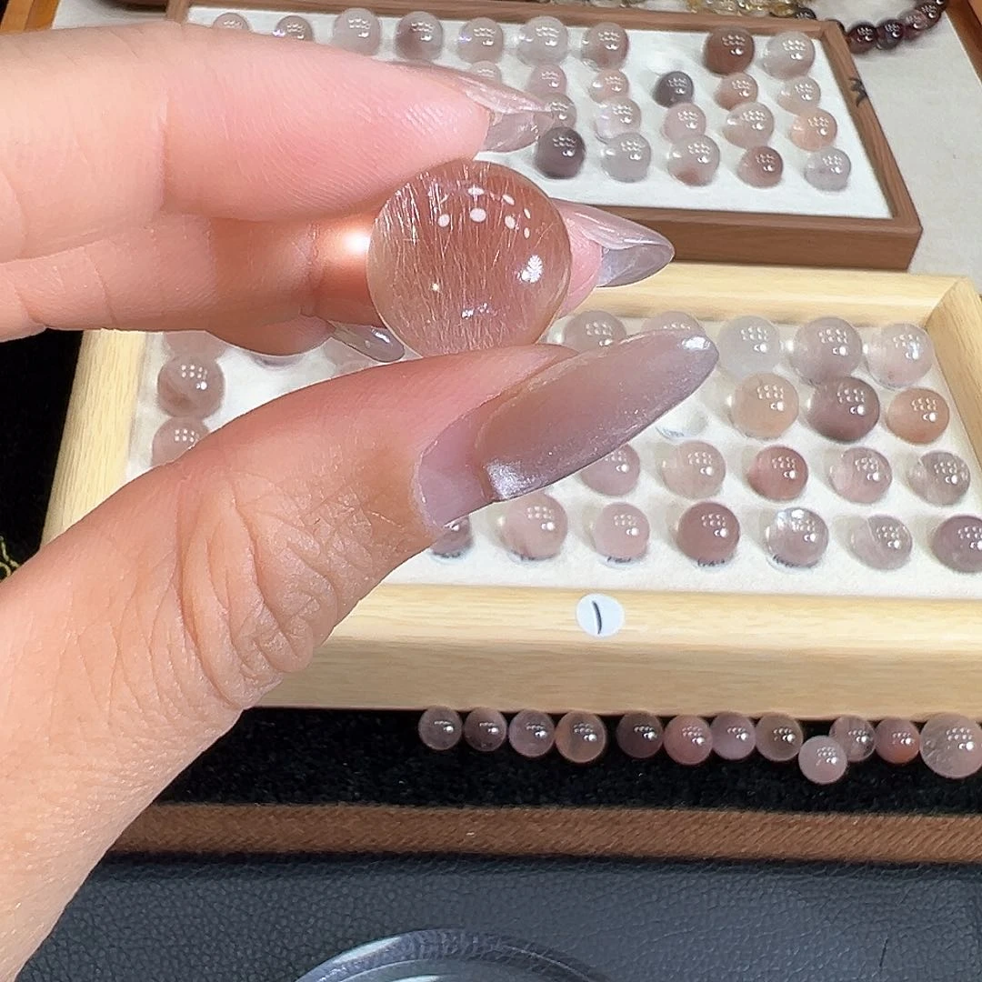 水晶手链未镶嵌?****?15.1橘透闪