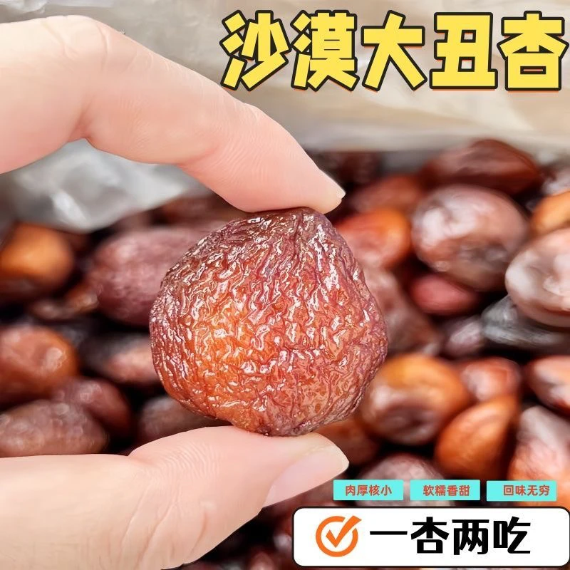 正宗沙漠大丑杏干杏脯果脯蜜饯大果新疆特产果干软糯香甜休闲零食