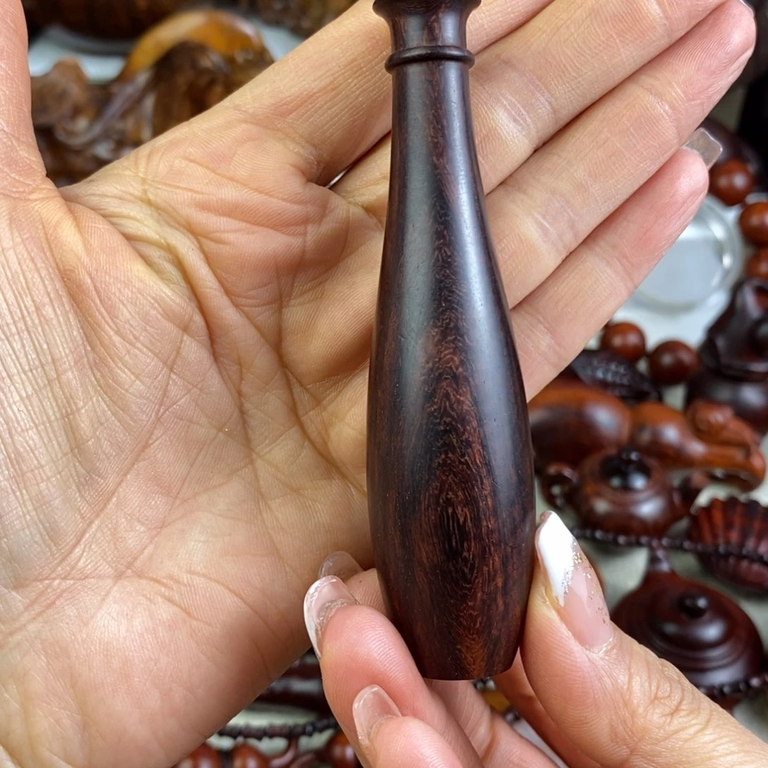 木小叶紫檀手把花瓶