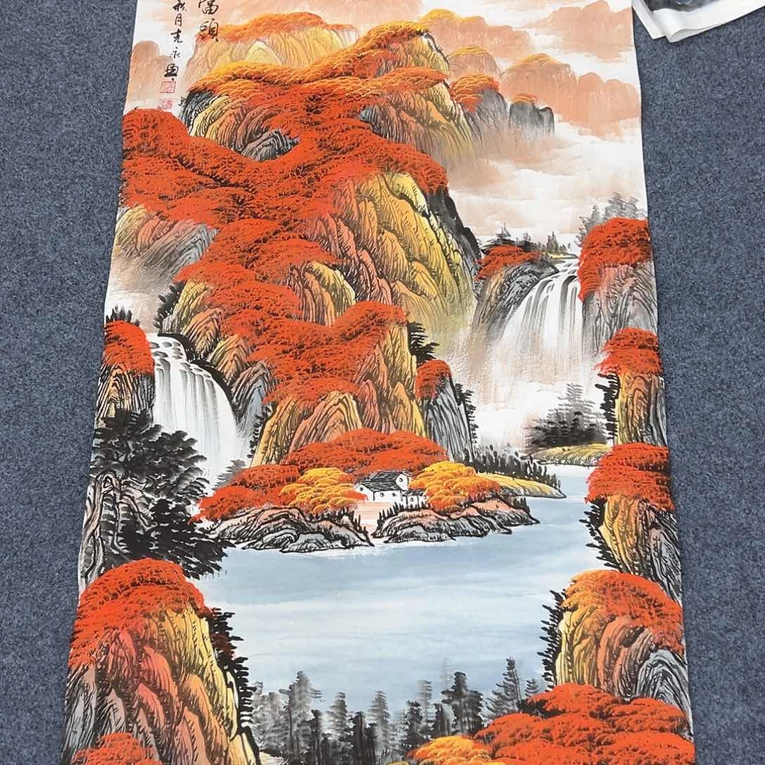 国画国画作品宣纸纯手绘