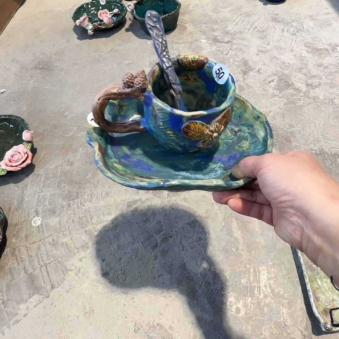 金***儿纯手工咖啡杯盘碗