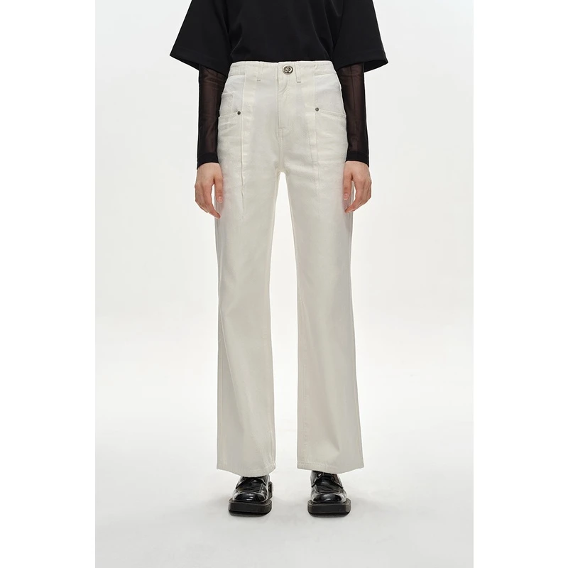 DI.AD 2025春新品百搭休闲设计感牛仔裤DC413534N0