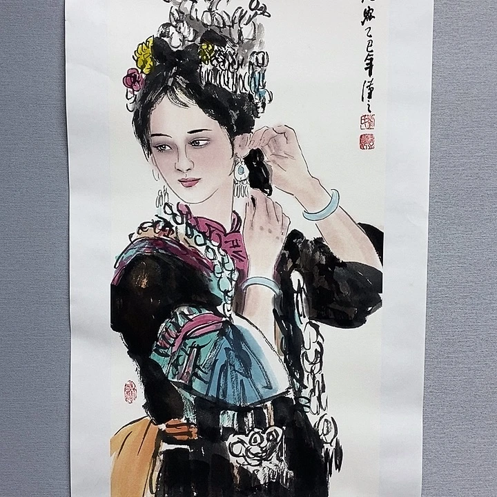 国画亲笔手绘原创