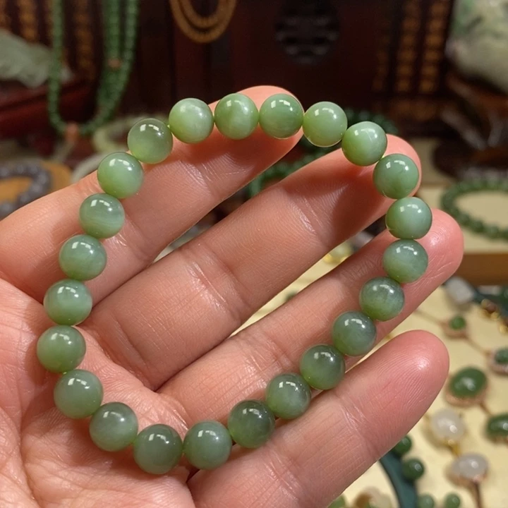 和田玉未镶嵌手链