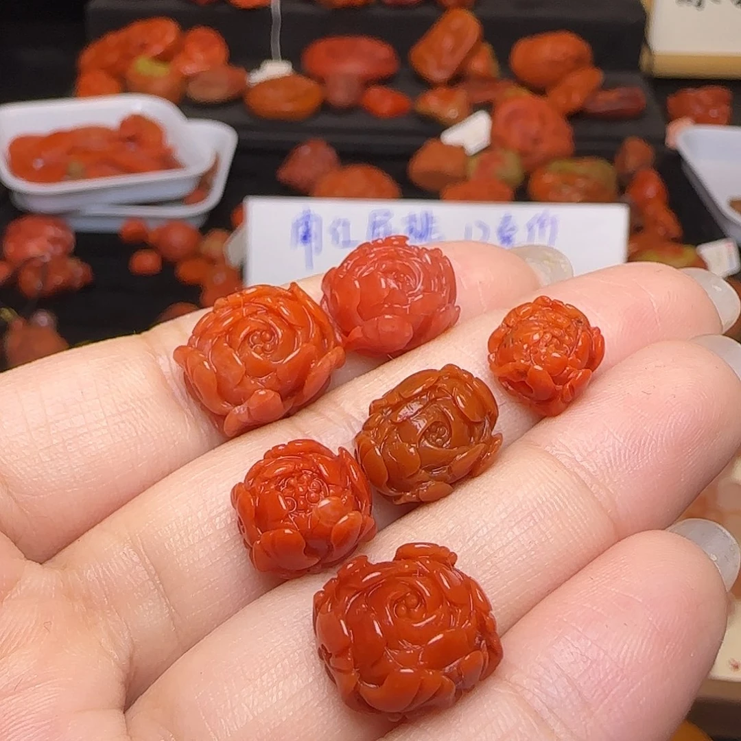 南红玛瑙未镶嵌颈饰