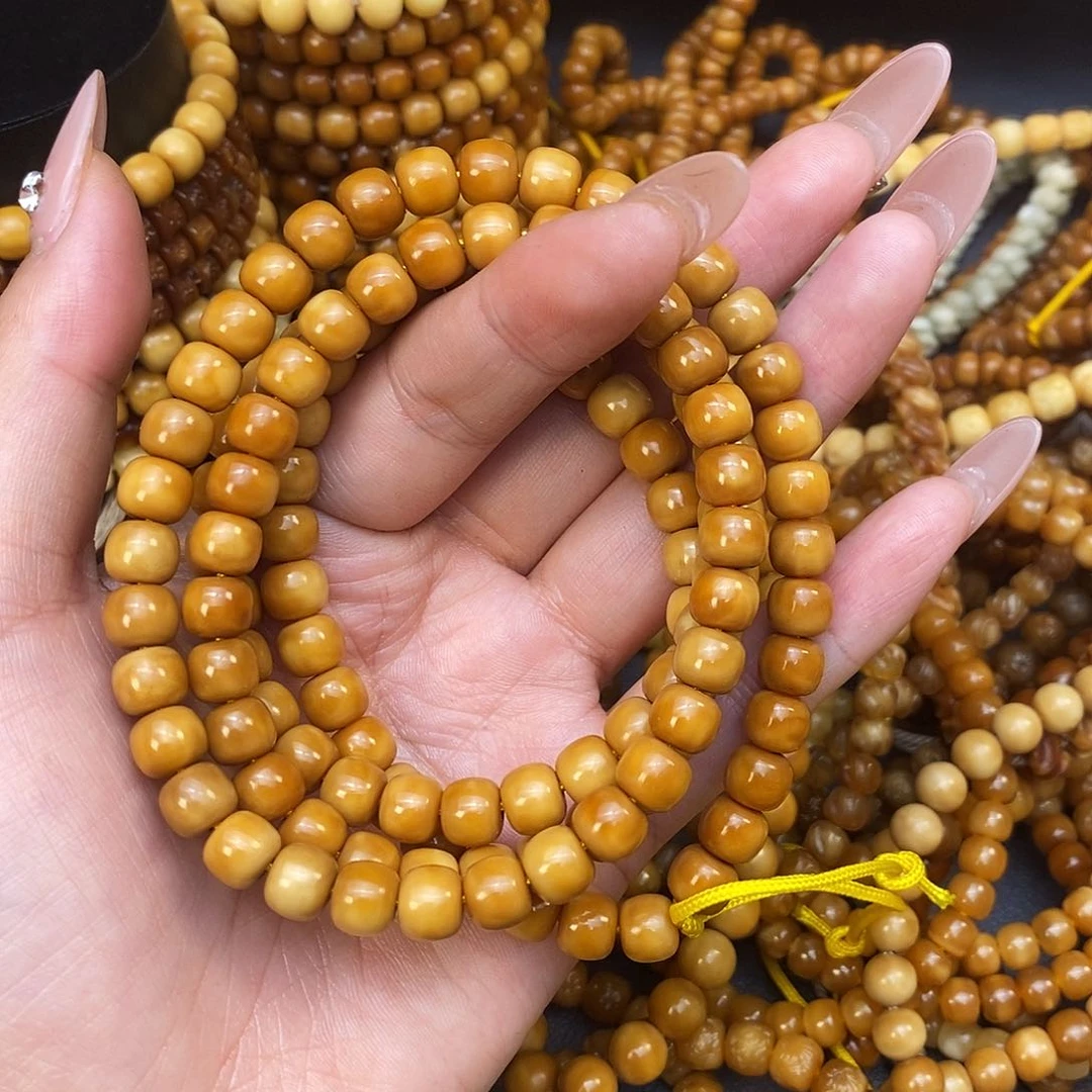 龙眼菩提手串D***J龙脊菩提s黄老型珠脖挂卡7➕