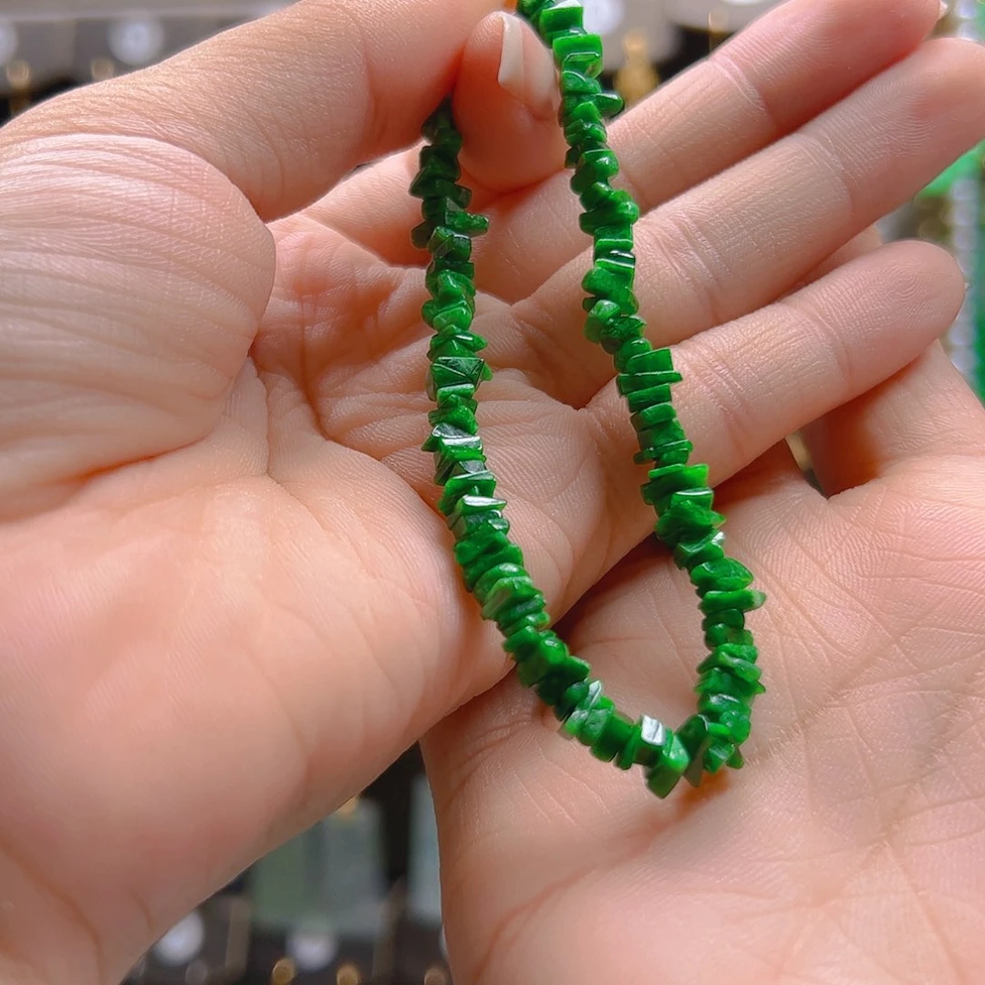 未镶嵌翡翠耳饰毛****a