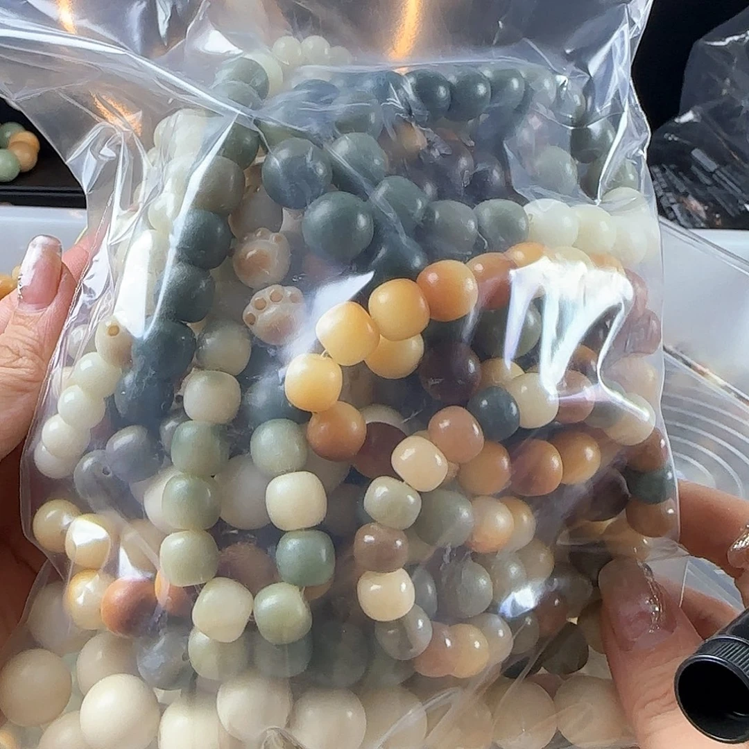 菩提根/象牙果手串灰****子瑕疵串30条