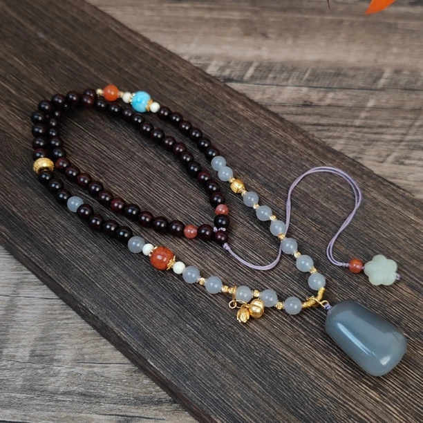 【路过人间】胖墩无事牌设计款项链