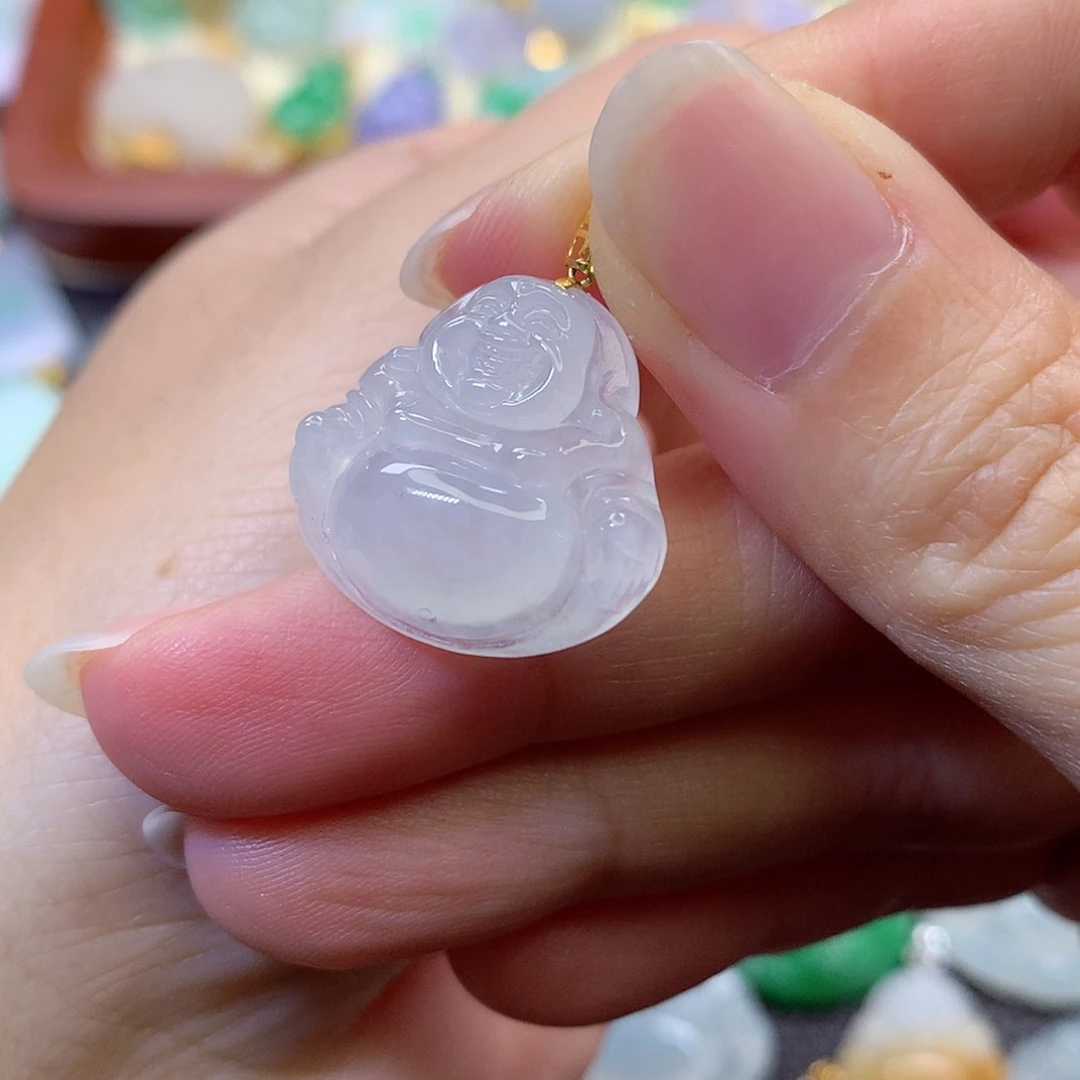 【闪购商品】吊坠(赠链)18K金镶嵌翡翠