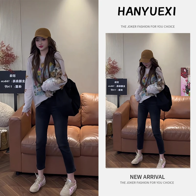 夏季一整套女装2025年新款韩版气质减龄时尚长袖上衣休闲裤两件套