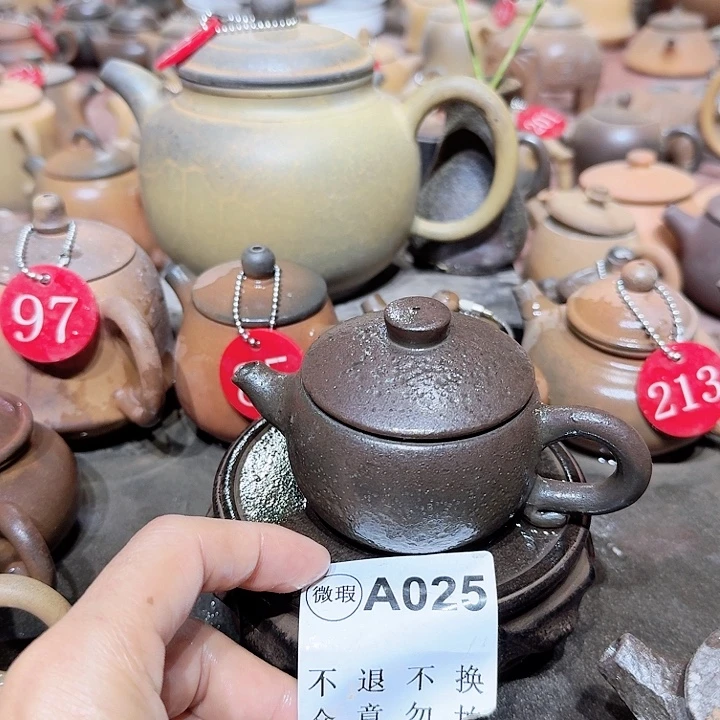 紫砂茶壶坭兴陶柴烧
