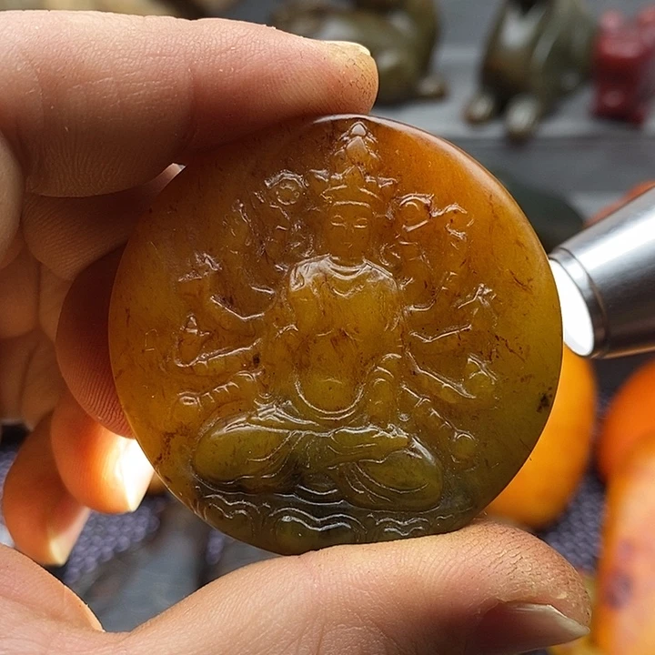 未镶嵌蛇纹石玉颈饰