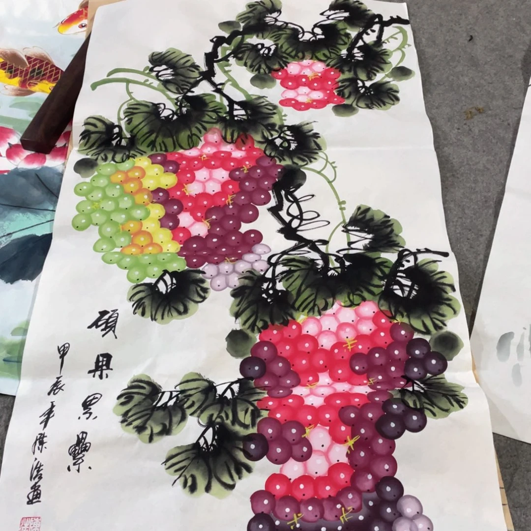 国画国画作品画心一张