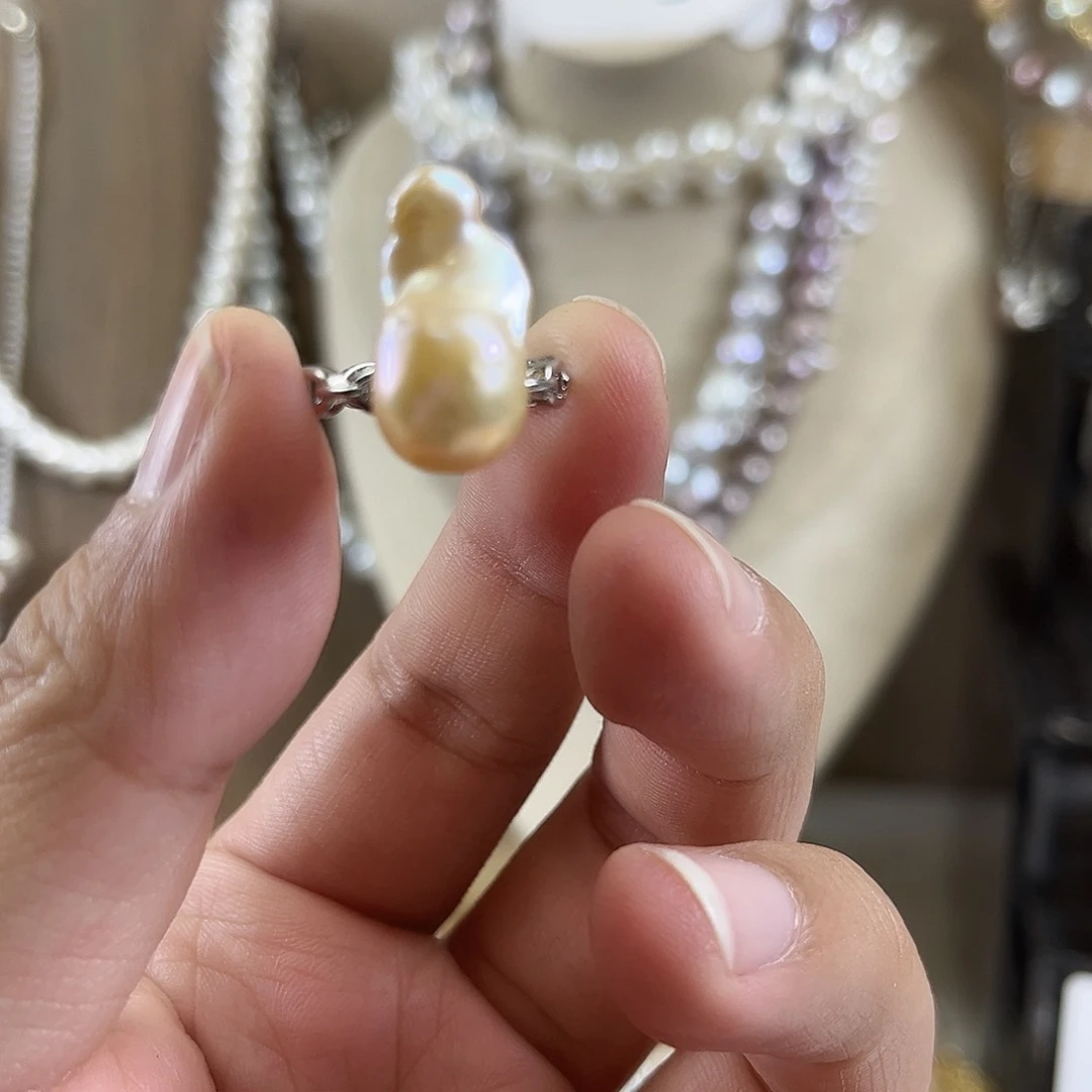 淡水珍珠戒指未镶嵌【纯恬】