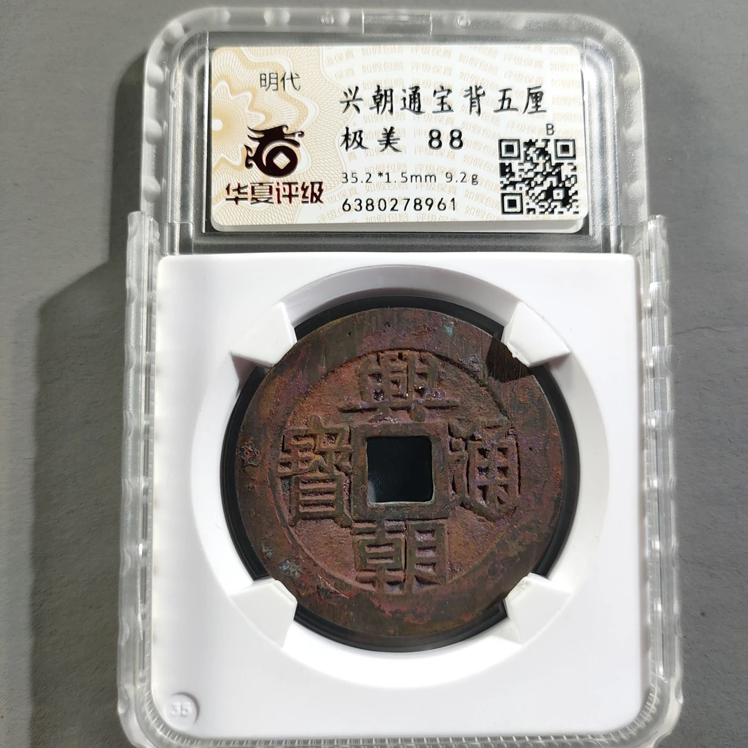 0308-35 兴朝通宝背五厘