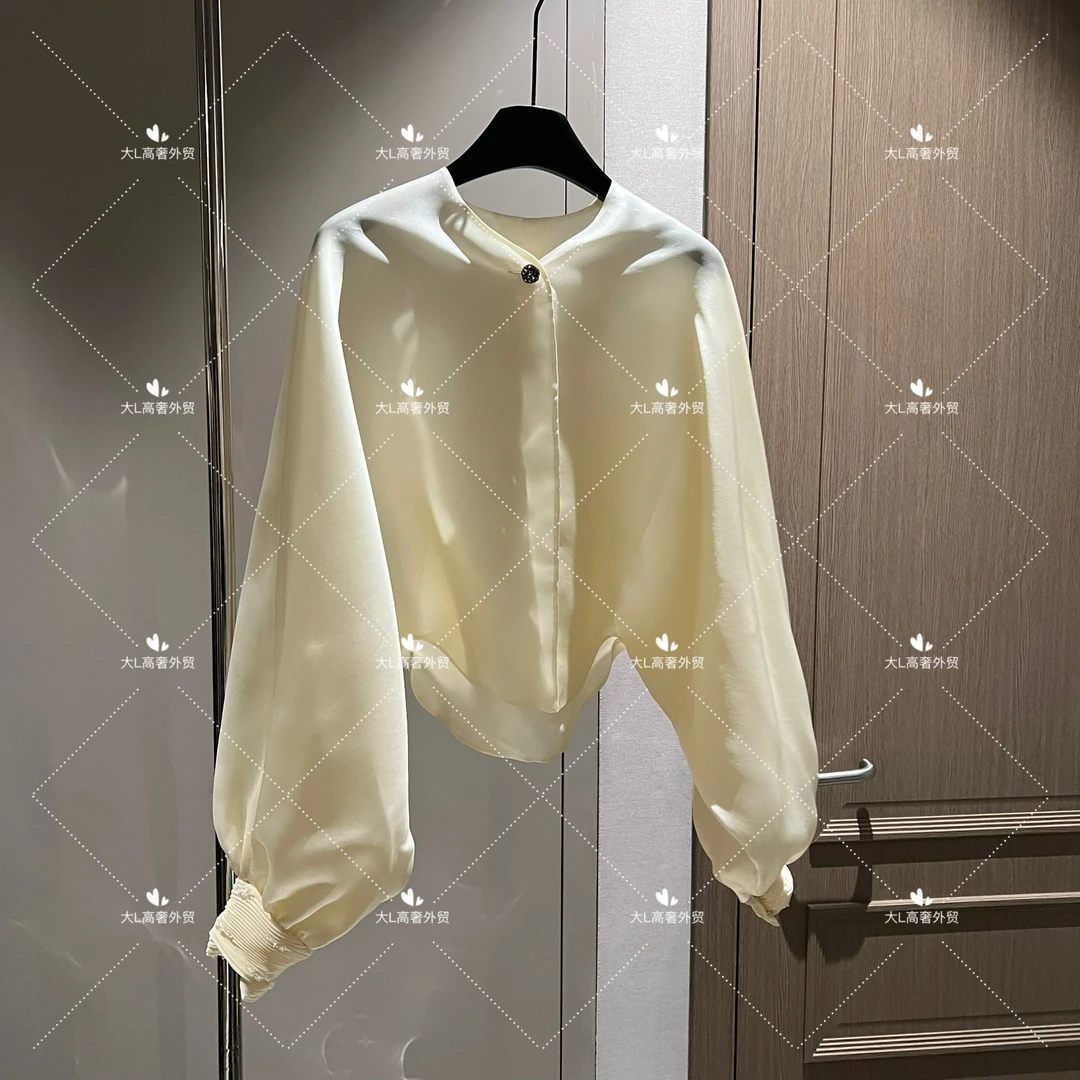 “温润如玉“ 重磅外贸进口高奢重工设计师风百搭长袖衬衫