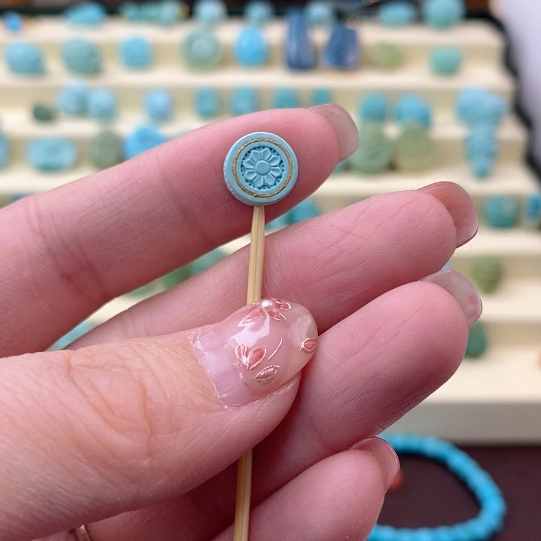 绿松石珠宝奇石未镶嵌