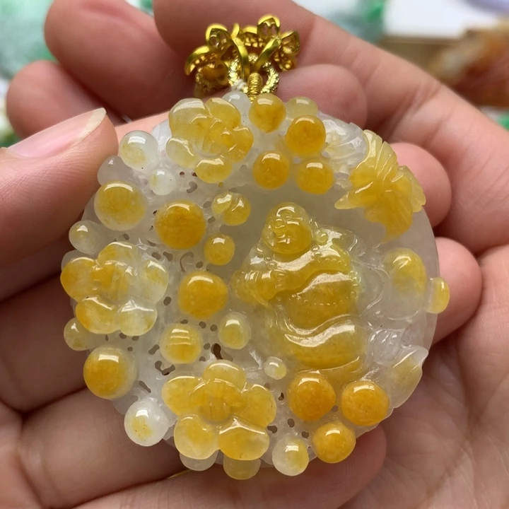 颈饰未镶嵌翡翠翡翠