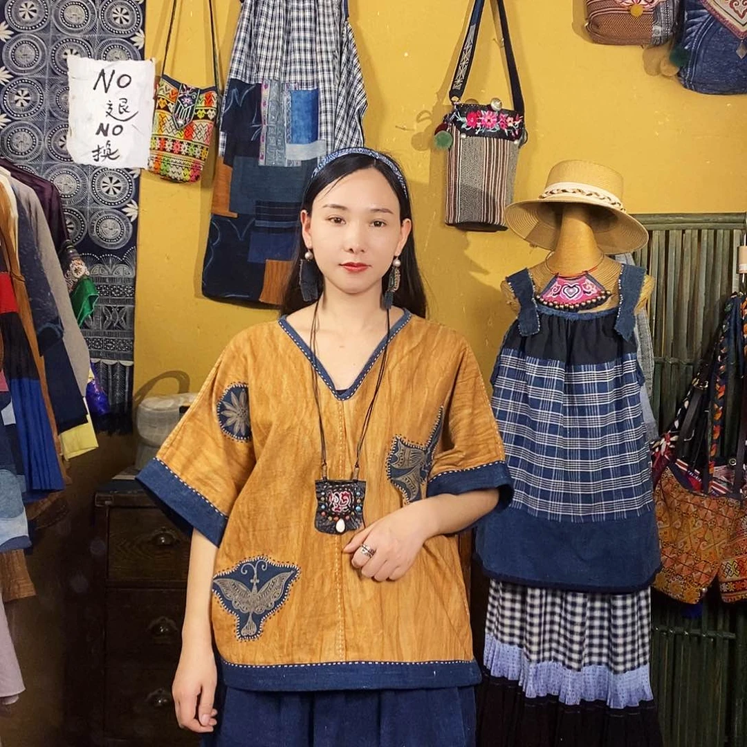 织绣手工制作衣服