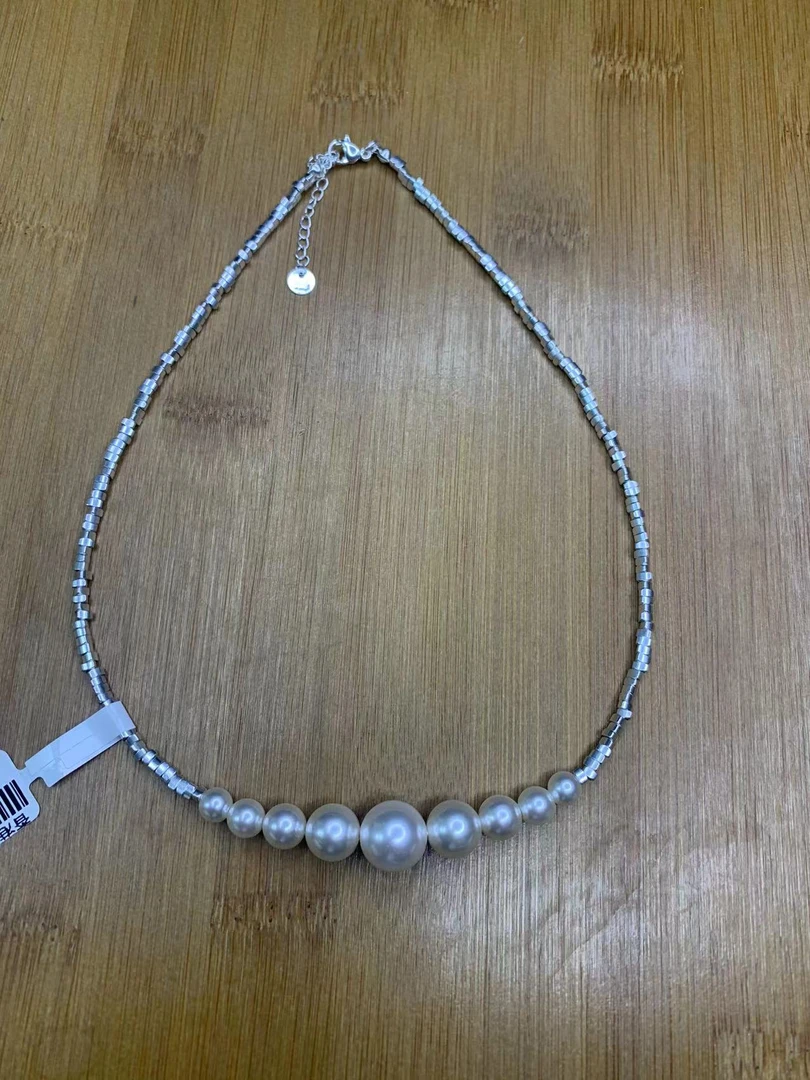 025 碎银吊坠项链 无礼盒