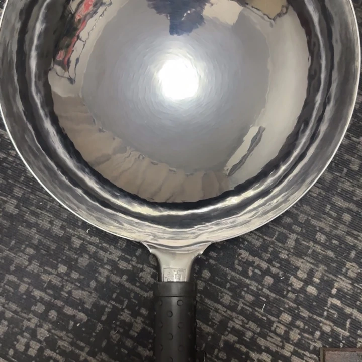 追***梦熟铁手工锻打铁锅32