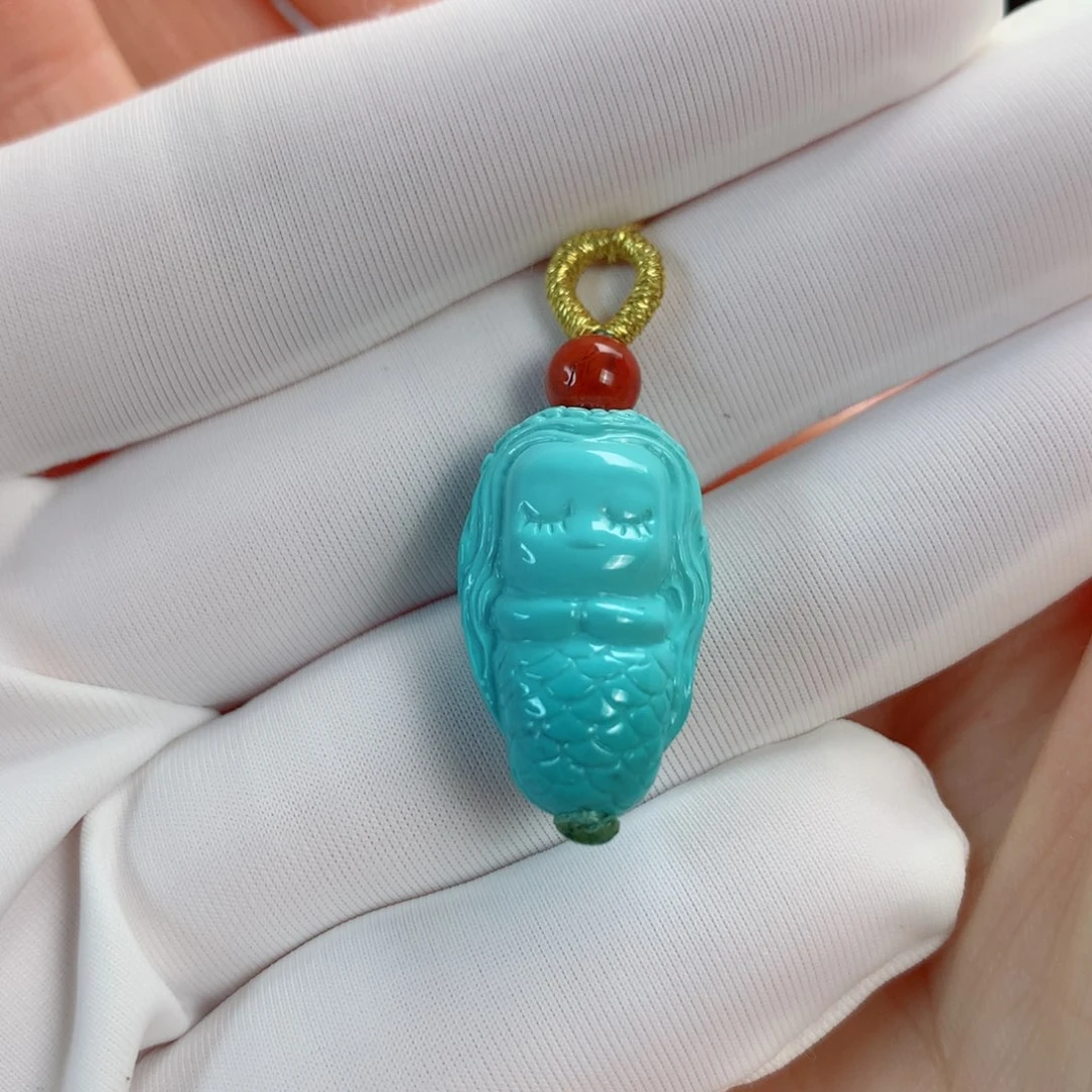 绿松石挂件未镶嵌