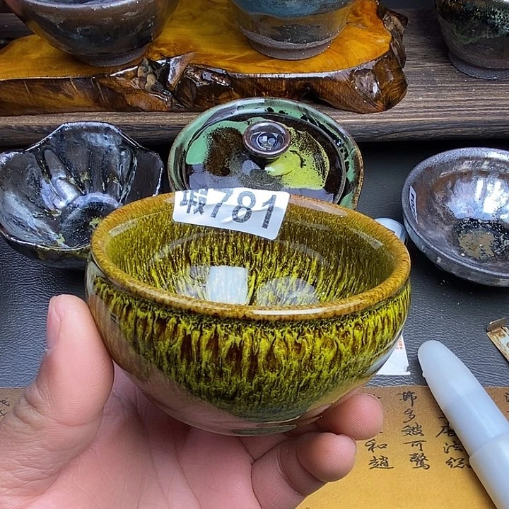 茶盏微瑕建盏主人杯子