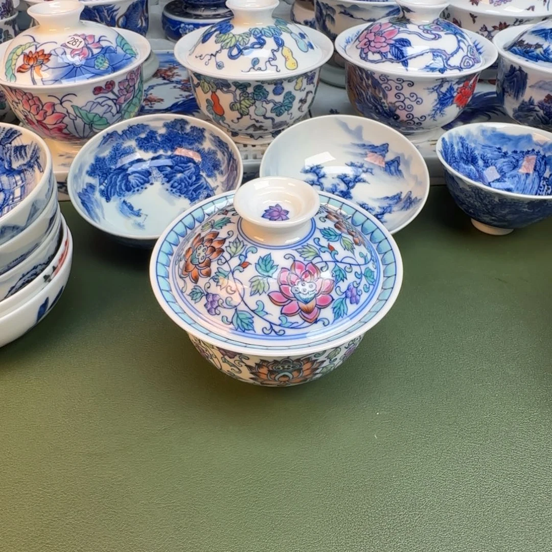 陶纯手工纯手绘茶具290