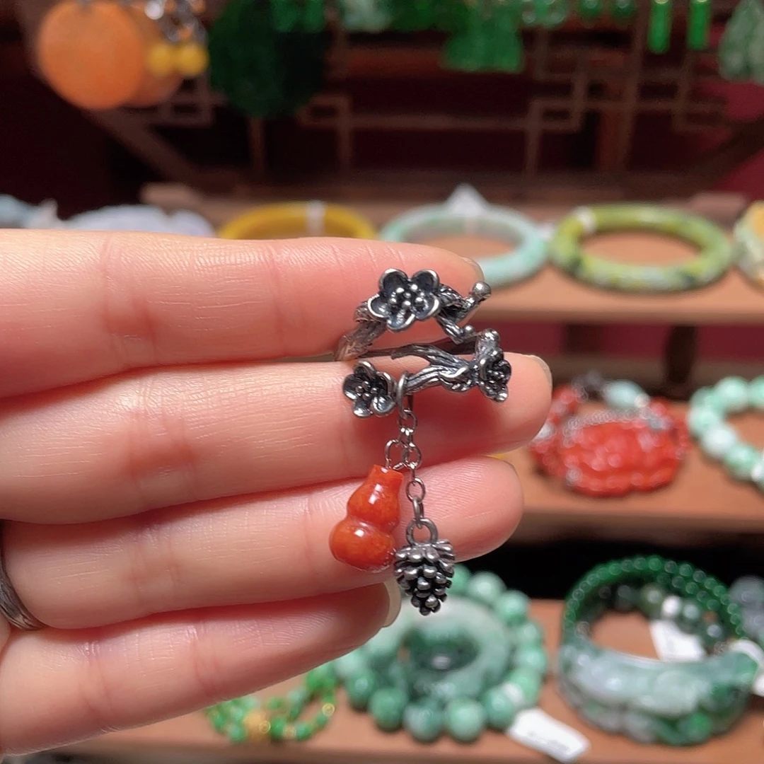 鱼****翡翠未镶嵌手链饰品