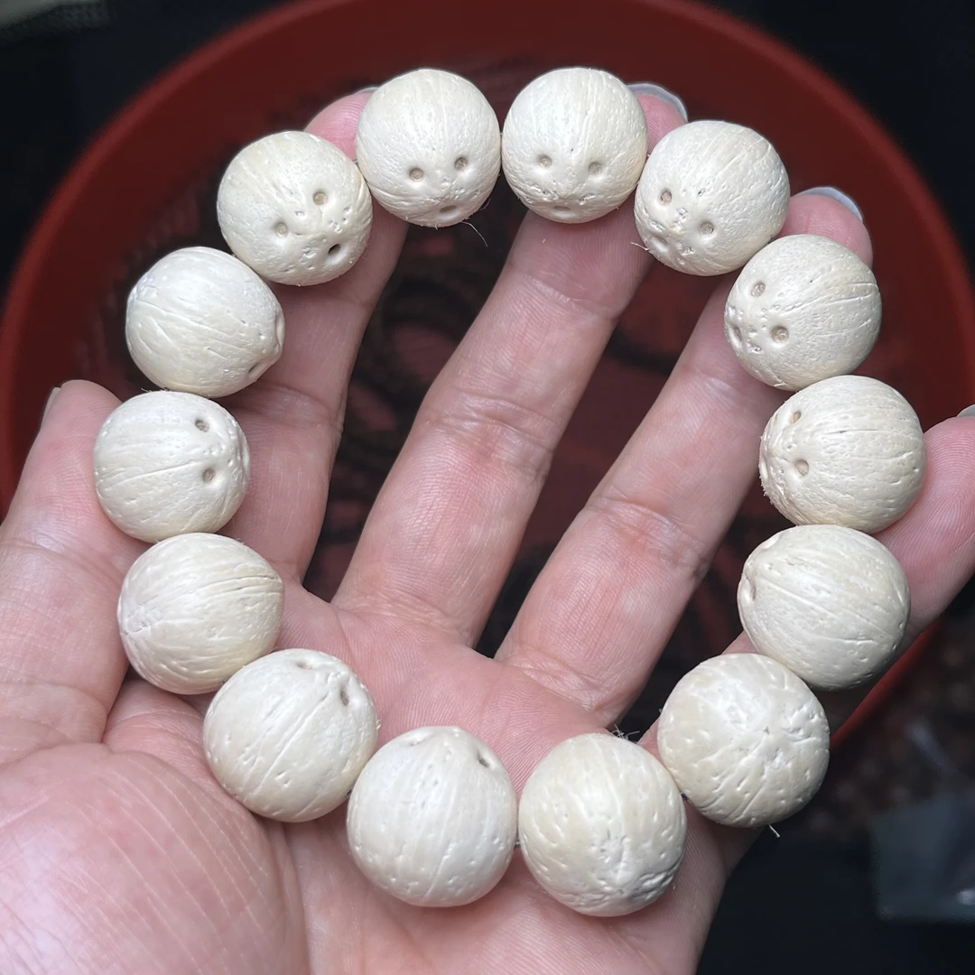 天然紫金鼠白皮正圆紫金鼠原皮文玩佛珠手串绕指柔佛珠