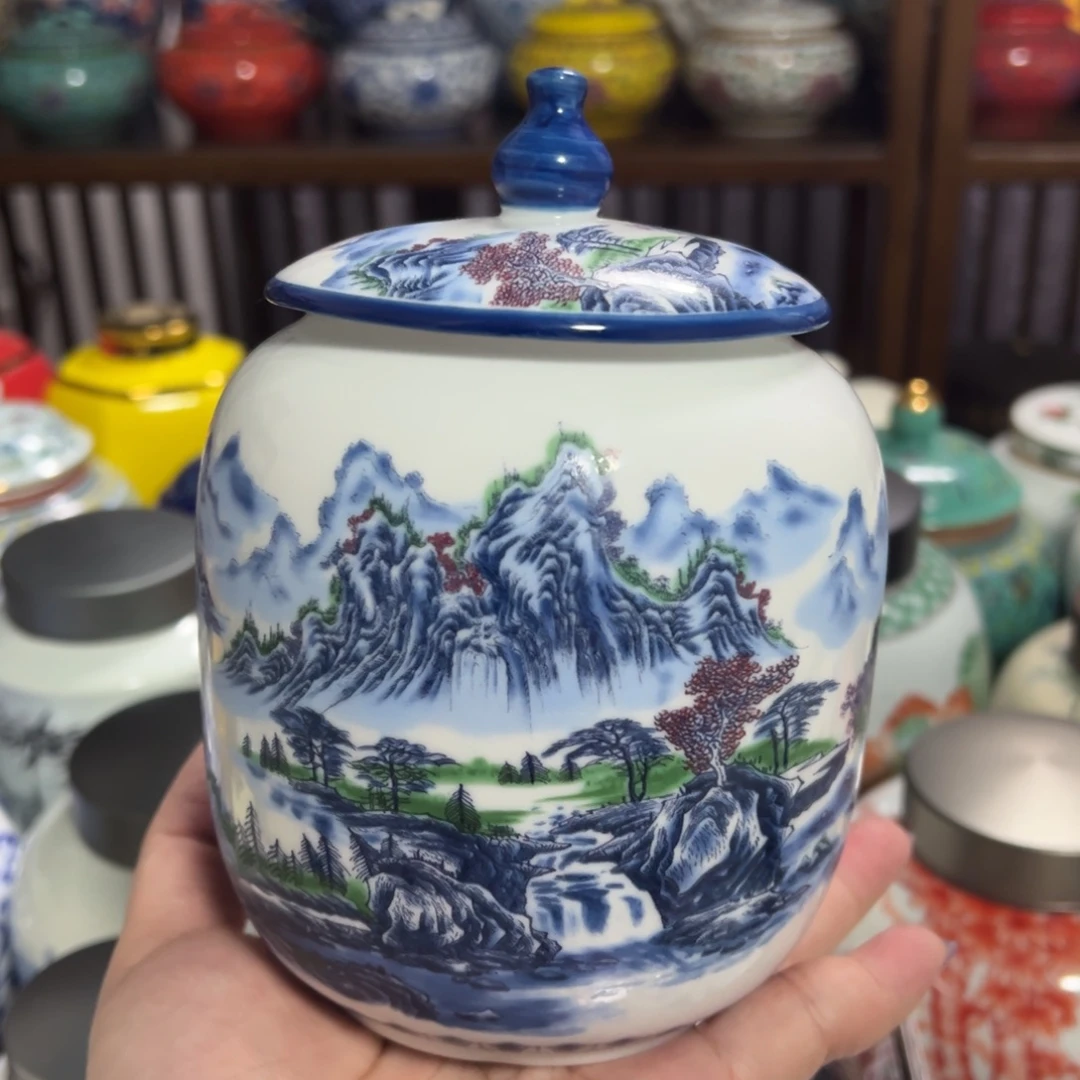 陶瓷茶叶罐密封罐