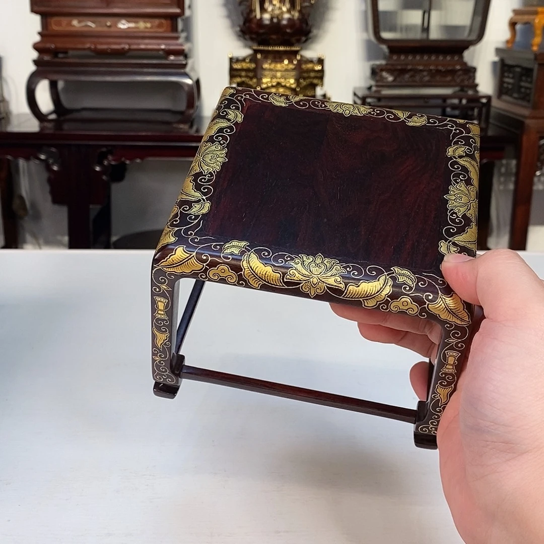 紫檀木类成套家具小叶紫檀底座