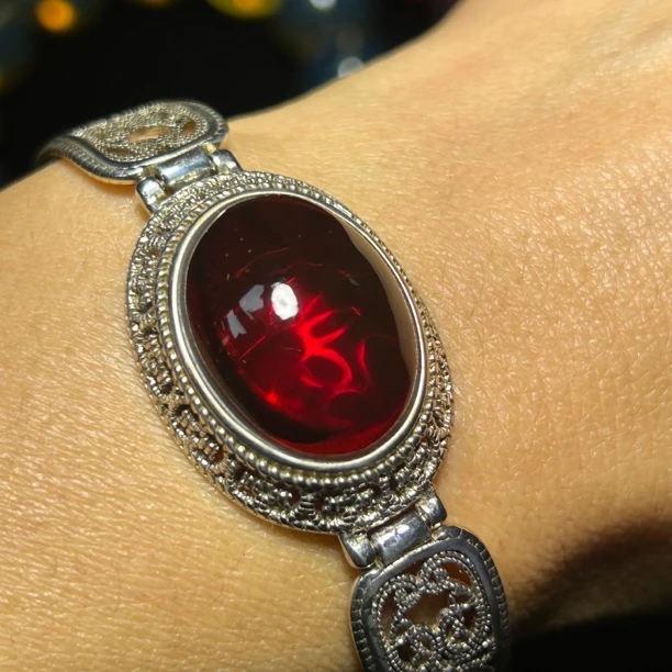 缅甸琥珀血珀手链